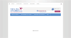 Desktop Screenshot of faire-des-stores.com